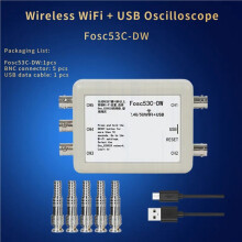 Fosc53C-DW Dual Band WIFI USB-Oscilloscoop - 5-Kanaals Synchroon Signaaldetectie, Onderhouds- en Reparatiegereedschap