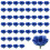 50 artificial roses, 3 cm tall, wedding decoration, navy 1