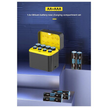 8 Stuks Slimme Batterijlader voor 1,5V AAA AA Oplaadbare Lithiumbatterijen USB Snelle Intelligente Lader