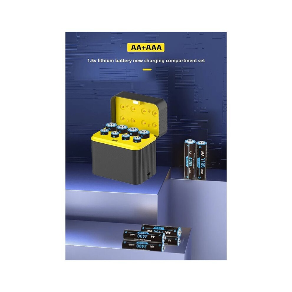 8Pcs Battery Charger For 1.5V Aaa Aa Rechargeable Lithium Batteries Usb Fast Intelligent Charger 6032925485888