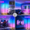 RGB LED Floor Lamp, Dimmable, APP Controlled, for Modern Mood Lighting 4