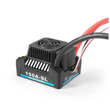 Waterdichte 2-4S Borstelloze ESC met 5.8V-6.1V/3A BEC voor 1/8 1/10 1/12 RC Model Auto Vrachtwagen Buggy Boot, 150A