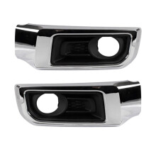 1Pair Car Front Bumper Fog Lamp Trim Cover Fog Light Grille Frame for 4Runner Limited 2014-2021