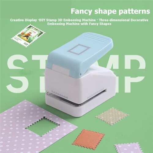 Effortless DIY Handmade Stamp Embossing Machine with Rectangular Cutting