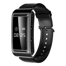 Montre-Caméra Enregistreur Vidéo 1080p DV DVR Professionnelle avec Bracelet Numérique, Dictaphone et Son, Format Microtype 256 Go