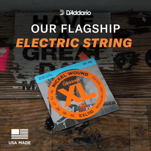 D'Addario EXL110 Nickel Wound Electric Guitar Strings, Regular Light, 10-46 2