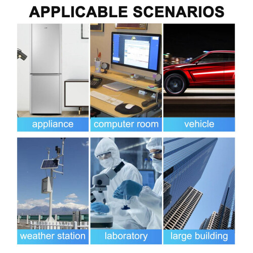 Plastic Case Small Humidity Sensor Electronics Box Instrument Enclosure Project Box Control Box(2 Pcs) 2