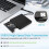 External DVD Drive USB 3.0 Portable +/-RW Player for CD ROM Burner Compatible with Laptop Desktop PC Windows 2