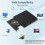 External DVD Drive USB 3.0 Portable +/-RW Player for CD ROM Burner Compatible with Laptop Desktop PC Windows 5
