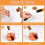 6 Pcs Glass Tea Infuser, Glass Strainers with Cork Lid, Reusable Glass Diffuser for Tea,Clear Tea Strainer for Cups,Mugs 4
