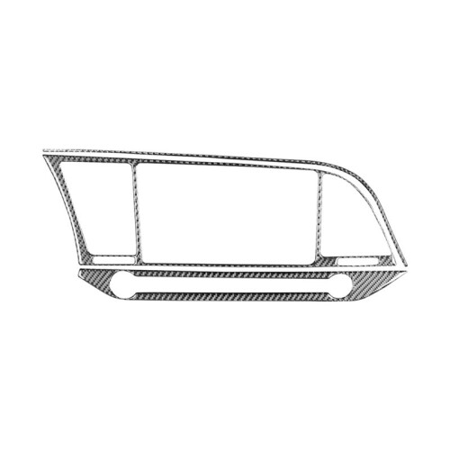 Soft Carbon Fiber for   2017 2018 2019 2020 Center Console Navigation Cover Trim Panel Frame Accessories