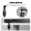 Wireless Microphone Transmitter Receiver Plugged Into Xlr Wireless Microphone System for Dynamic 48v Condenser Mic,B 2