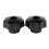 2 Pcs M10 Female Thread Nuts 50mm Plastic Star  Clamping Knob Grip 1