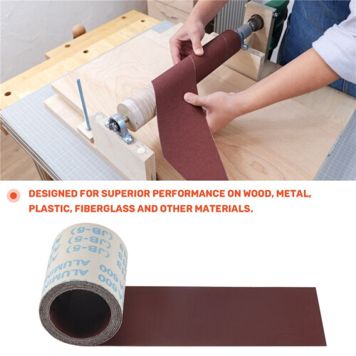 5M LåNg 115 Mm Bredd 600 Grit Slipmedel Sandpapper Sandpapper