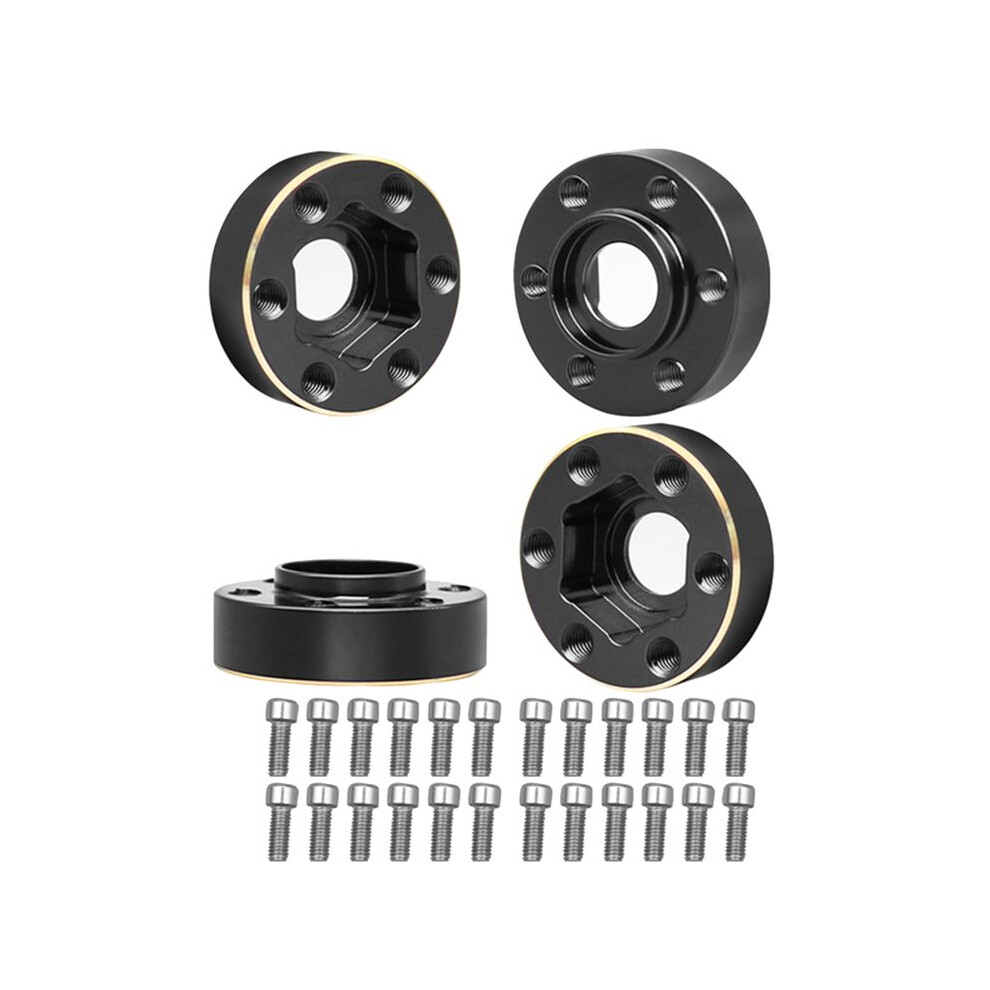 4Pcs Brass Weights 6Mm Wheel Hex Hub Widen Adapter For 1/10 Rc Crawler 1.9 2.2Inch Wheels Rim Axial Scx10 Trx4 4712778255624