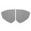 1 Pair Car Side Door Front Upper Cover Auto Interior Trim Shell for - E-Class W211 2003-2009 2117270148 1