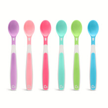 Munchkin 6 Pack Soft Tip Baby Spoons | Ergonomic Design| Feeding Essentials