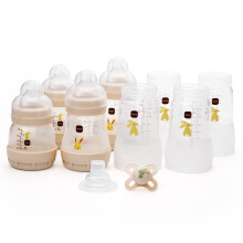 MAM Easy Start Anti-Colic Bottle Starter Set | Includes 4X Feeding Bottles and M