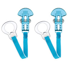 MAM Dummy Clip | 2 Pack | Baby Soother Clips Fit All MAM Soothers | Adjustable L