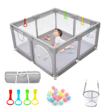 CHOLY Baby Playpen for Babies and Toddlers, Durable Play Pen with