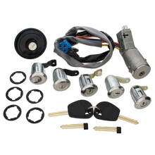 Ignition Door Lock Key Fuel Tank Cap Door Lock Barrels Set for Partner Berlingo 4162.CF 4162CF