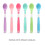 Munchkin Munchkin 6 Pack Soft Tip Baby Spoons | Ergonomic Design| Feeding Essentials 5