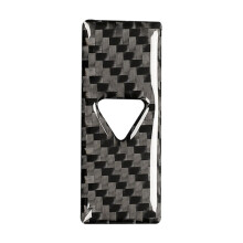 Consola Central BotóN de Advertencia de Seguridad Cubierta Decorativa Embellecedor de Fibra de Carbono para CX-5 CX5 2017 2018 2019 2020