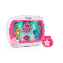Baby Einstein Sea Dreams Soother Baby Sleep Sound Machine and Crib Toy with Remote, Pink, Infants Newborn and Up