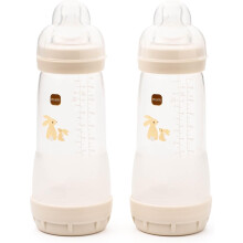 MAM Easy Start Anti-Colic Baby Bottles | 2 Pack (2 x 320ml) | Self-Sterlising |
