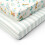 Tutti Bambini Cot Bed Fitted Sheets Cotton 2 Pack - Run Wild - 120x60cm 1
