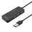 3 Porte USB 2.0 Hub External 7.1Ch Scheda audio Auricolare Microfono Adattatore per PC nero 1