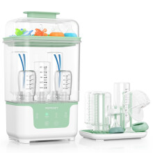 Momcozy Bottle Sterilizer and Dryer, Modular Nesting Space Saving Design, 6 Bott