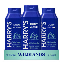 Harry's Men's Body Wash, Wildlands, 532ml, Pack of 3, Shower Gel for Men - No Pa