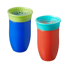 Nuby All Around Water Bottle - No Spill Sippy Cup | 300ml / 10oz | Drink from An