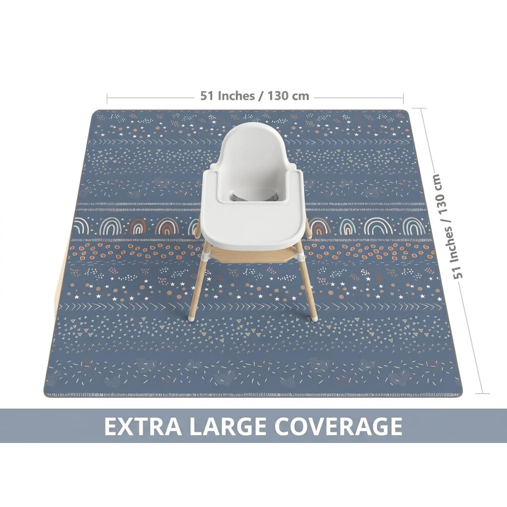 Womumon Splat Mat For Under High Chairartscrafts 51 Waterproof Spill M