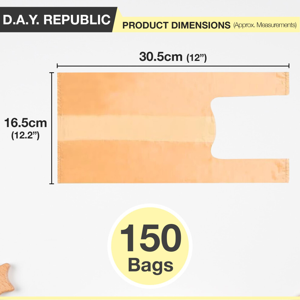 D.a.y. Republic 150 Coloured Nappy Bags With Tie Handles Fragranced For Eliminating Od
