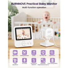 Baby Monitor with Camera and Audio 28 Video Baby Monitor with Night Vi