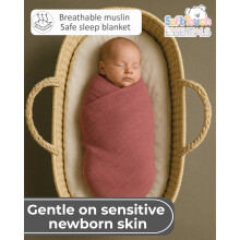 Soft Touch Newborn Essentials 100 Cotton Baby Muslin Cloths 6 Pack 70