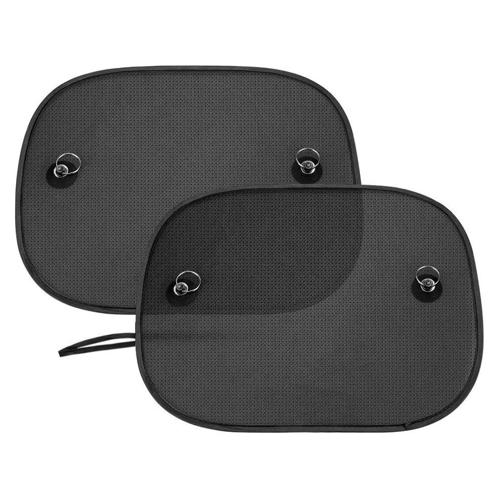 Aumotoo , 2 Pack Car Side Window Sunshades Universal Harmful Uv Rays Sun Glare Heat Blocking For Baby Kids Pets, 44Cm*36Cm (Suction Cup Stick)