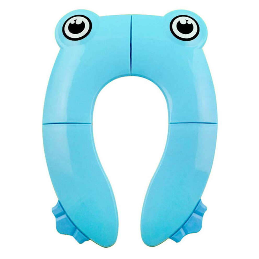 Newooe Foldable Potty Toilet Seat, Toilet Training Seats Portable Potty Travel Toddler