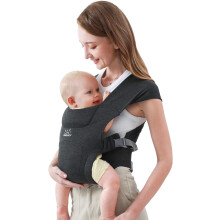 MOMTORY Baby Carrier for Newborns from Birth, Comfortable Hip Seat for Baby, 3-12 kg, Ergonomic Baby Carrier to Toddler with Velcro Fastening, Easily