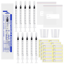 60 Pcs Colostrum Collection Kit 1ml Colostrum Syringes with Protective Cap