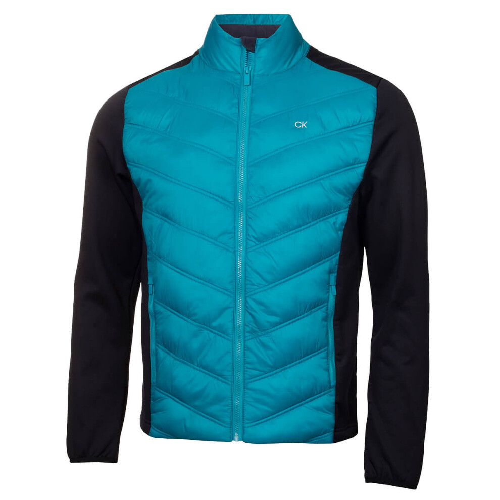 Calvin Klein (Xxl, Caribbean) Mens Frontera Insulated Breathable Hybrid Golf Jacket