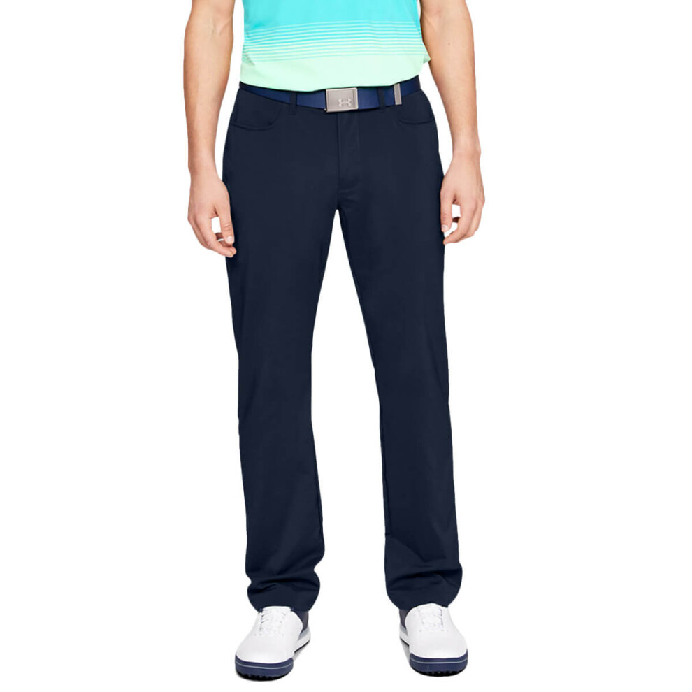 Under Armour (30-34, Academy) Mens Tech Pant Soft Stretch Lightweight Golf Trousers