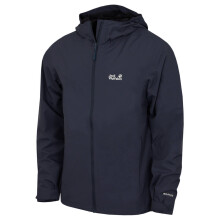 (XXL, Midnight Sky) Jack Wolfskin Mens Texapore Waterproof Windproof 2L Jacket