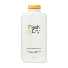 Fresh & Dry Sensitive Unscented Talc Free Body Powder 250g