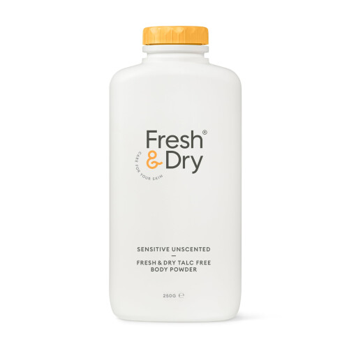 Fresh & Dry Sensitive Unscented Talc Free Body Powder