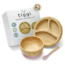 Baby Weaning Set by Tiggi, Baby Feeding Set, Complete with Suction
