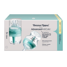 Tommee Tippee Advanced AntiColic Baby Bottles for 0m Pack of 3 150ml B