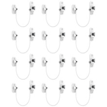 HOMGEN 12pcs Window Restrictors for UPVC Popular Kid Window Locks